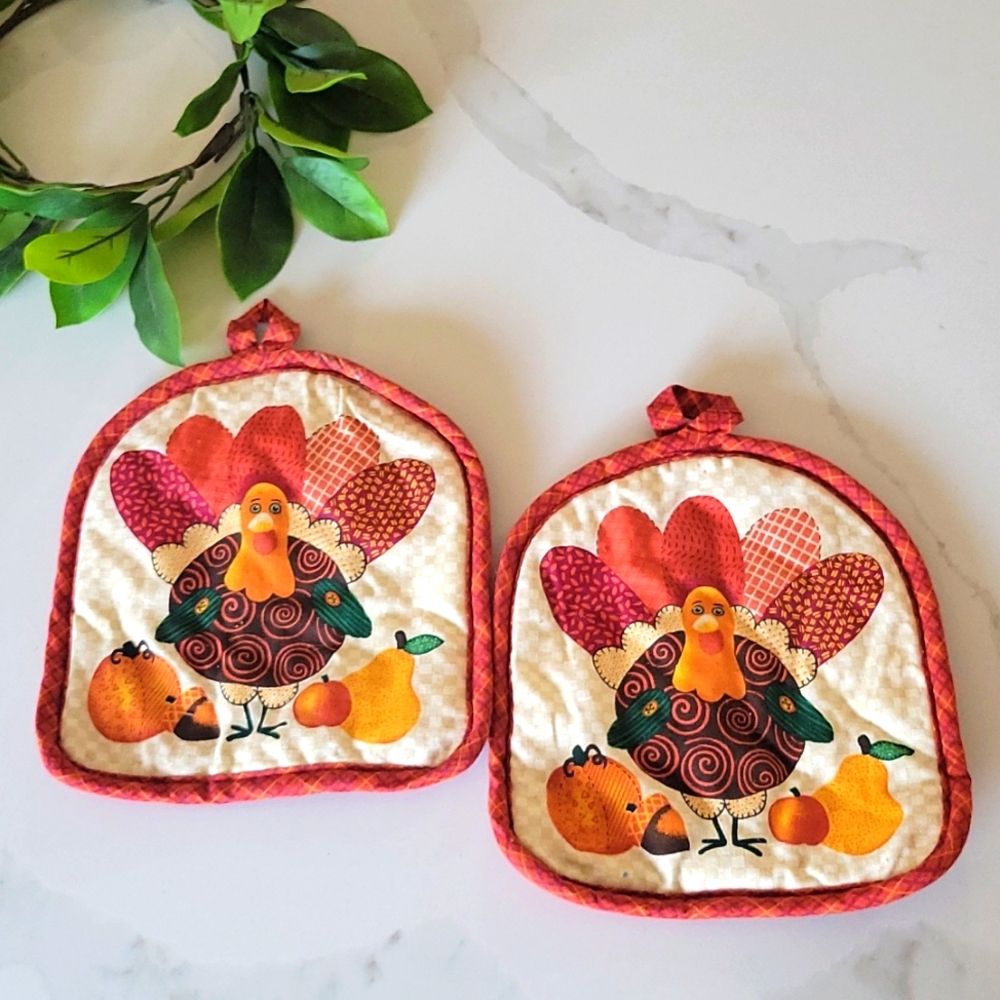 2 Fall Turkey Pot holderz